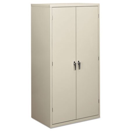 HON® Assembled Storage Cabinet, 36w x 24 1/4d x 71 3/4h, Light Gray