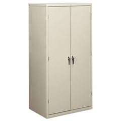 HON® Assembled Storage Cabinet, 36w x 24 1/4d x 71 3/4h, Light Gray