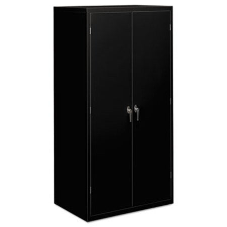 HON® Assembled Storage Cabinet, 36w x 24 1/4d x 71 3/4h, Black