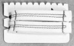 Surgical Neuro Sponge Gardlok® X-Ray Detectable Cotton 1/2 X 3 Inch 10 Count Card Sterile