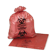 Medegen Medical Products LLC Biohazard Waste Bag Medegen Medical Products 12 - 16 gal. Red Bag HDPE 24 X 33 Inch - M-241618-2416 - Case of 1000