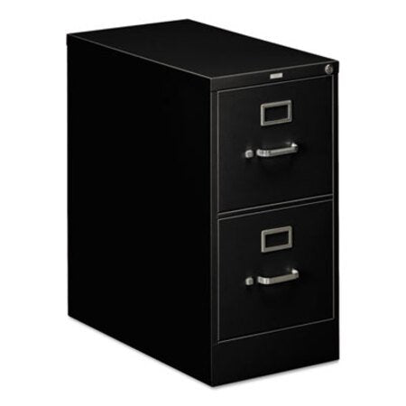 HON® 310 Series Two-Drawer Full-Suspension File, Letter, 15w x 26.5d x 29h, Black