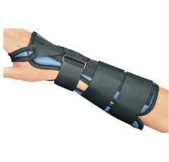 DJO Wrist Brace ProCare® Aluminum / Foam / Tricot Right Hand Black Small