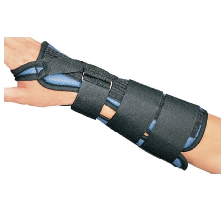 DJO Wrist Brace ProCare® Aluminum / Foam / Tricot Left Hand Black Medium