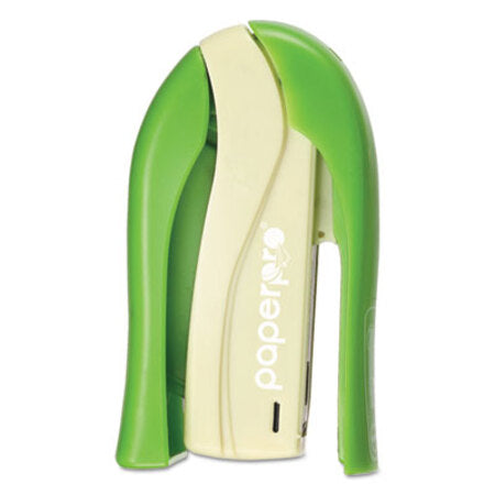 Bostitch® Spring-Powered Handheld Compact Stapler, 15-Sheet Capacity, Green