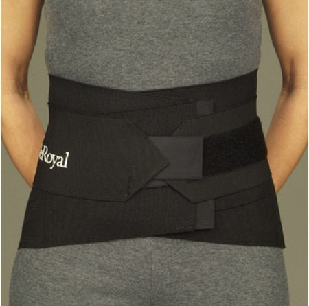 DeRoyal Lumbar Back Support DeRoyal® 3X-Large 46 to 50 Inch Waist Circumference 9 Inch Adult