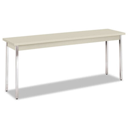 HON® Utility Table, Rectangular, 72w x 18d x 29h, Light Gray