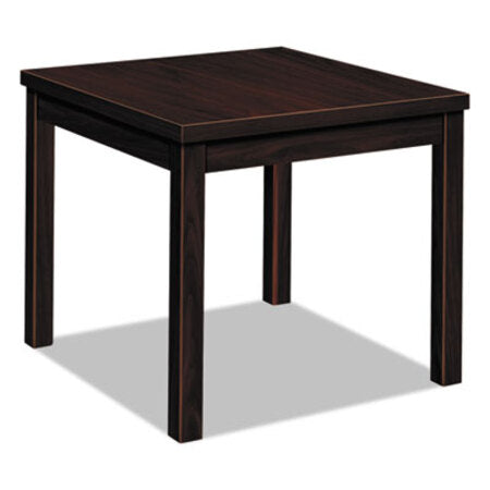 HON® Laminate Occasional Table, Square, 24w x 24d x 20h, Mahogany
