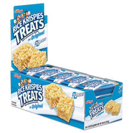 s® Rice Krispies Treats, Original Marshmallow, 1.3 oz Snack Pack, 20/Box