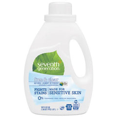 Seventh Generation® Natural 2X Concentrate Liquid Laundry Detergent, Free and Clear, 33 loads, 50 oz