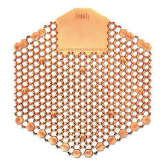 Fresh Products Wave 3D Urinal Deodorizer Screen, Orange, Mango Fragrance, 10 Screens/Box