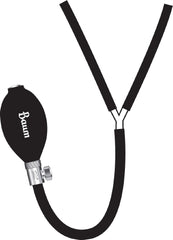 W.A. Baum Y Connector With 1 Foot 2911 / 2911NL Tubing On Each Leg, 1890 / 1890NL Bulb, Air-Flo Control Valve Baumanometer Instrument, Pressure Measurement