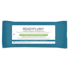 Medline ReadyFlush Biodegradable Flushable Wipes, 8 x 12, 24/Pack