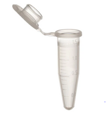 Fisher Scientific Seal-Rite® Microcentrifuge Tube Conical Bottom Plain 1.5 mL Without Color Coding Snap Cap Polypropylene Tube - M-973281-3887 - Pack of 500