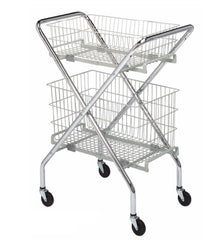 The Brewer Company Cart Coated Wire Basket For Utility Cart