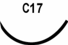 Surgical Specialties Suture with Needle LOOK® Absorbable Uncoated Undyed Suture Plain Gut Size 4 - 0 10 Inch Suture 1-Needle 39 mm Length 3/8 Circle Reverse Cutting Needle