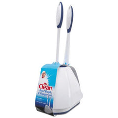 Mr. Clean® Turbo Plunger and Bowl Brush Set, 12 1/2" Handle with 6" Dia Bowl, White