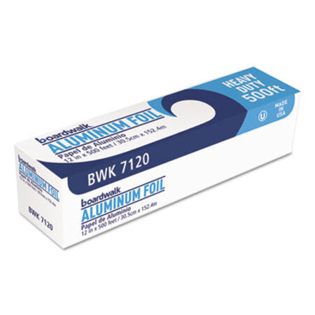 Boardwalk® Heavy-Duty Aluminum Foil Roll, 12" x 500 ft