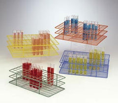 Fisher Scientific Test Tube Rack Bel Art 72 Place 15 to 16 mm Tube Size Blue