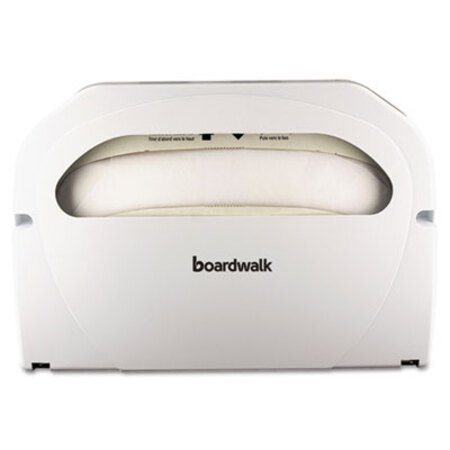 Boardwalk® Toilet Seat Cover Dispenser, 16 x 3 x 11.5, White, 2/Box