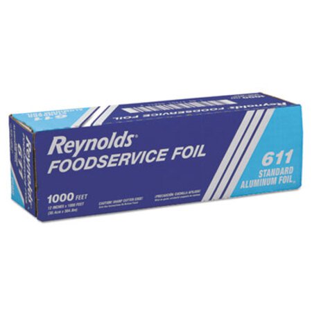 Reynolds Wrap® Standard Aluminum Foil Roll, 12" x 1000 ft, Silver