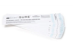 Graham-Field Sterilization Pouch SteriSURE Dry Heat 1-1/2 X 2-1/2 X 10-1/2 Inch White Self Seal Paper