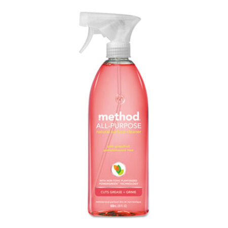 Method® All-Purpose Cleaner, Pink Grapefruit, 28 oz Spray Bottle