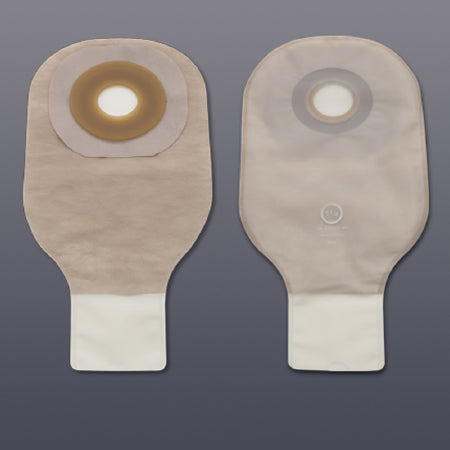 Hollister Colostomy Pouch Premier™ Flextend™ One-Piece System 12 Inch Length 1 Inch Stoma Drainable Flat, Pre-Cut