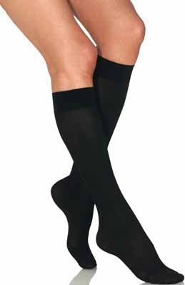 BSN Medical Compression Stocking JOBST® UltraSheer Knee High Large Classic Black Closed Toe