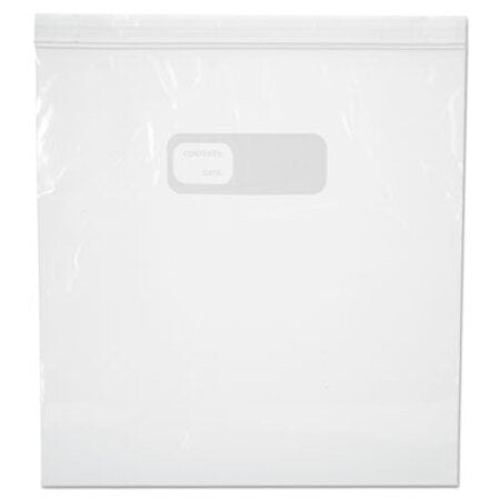 Boardwalk® Reclosable Food Storage Bags, 1 gal, 1.75 mil, 10.5" x 11", Clear, 250/Box