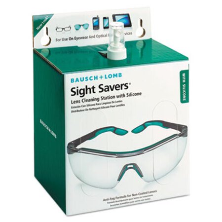 Lomb Sight Savers Lens Cleaning Station, 6 1/2" x 4 3/4" Tissues