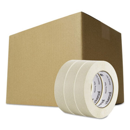 Universal® General-Purpose Masking Tape, 3" Core, 24 mm x 54.8 m, Beige, 36/Carton