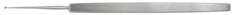 Chalazion Curette Miltex® Meyhoefer 5 Inch Length Single-ended Solid Flat Handle Size 3, 2.5 mm Tip Round Cup Tip