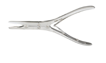 Bone Rongeur Ruskin Straight Double Action, Double Spring Plier Type Handle 7 Inch Length