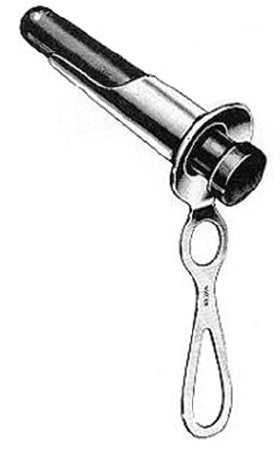 Miltex Rectal Speculum Pennington 3-3/8 Inch Long / Outer Diameter 1 Inch / Handle: 4-3/4 Inch - M-249897-3221 - Each