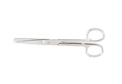 Miltex Operating Scissors Miltex® 6 Inch Length OR Grade German Stainless Steel NonSterile Finger Ring Handle Straight Blade Sharp Tip / Blunt Tip - M-250124-1083 - Each