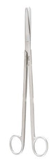 Miltex Dissecting Scissors Miltex® Metzenbaum-Nelson 9 Inch Length OR Grade German Stainless Steel NonSterile Finger Ring Handle Straight Blade Blunt Tip / Blunt Tip - M-250133-1334 - Each