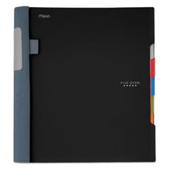 Five Star® Advance Wirebound Notebook, 5 Subjects, Medium/College Rule, Assorted Color Covers, 11 x 8.5, 200 Sheets