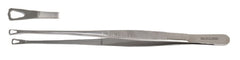 Tissue Forceps Miltex® Singley 9 Inch Length OR Grade German Stainless Steel NonSterile NonLocking Thumb Handle Straight Serrated Tip