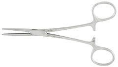 Miltex Hemostatic Forceps Miltex® Crile 5-1/2 Inch Length OR Grade German Stainless Steel NonSterile Ratchet Lock Finger Ring Handle Straight Serrated Tip - M-250281-4966 - Each