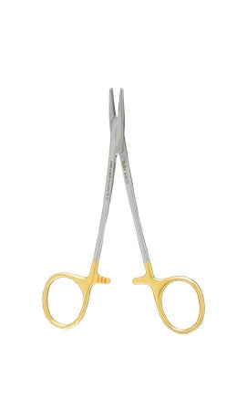 Miltex Needle Holder 5 Inch Length Serrated Jaws Finger Ring Handle - M-250330-1958 - Each