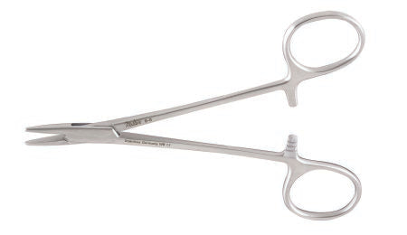 Miltex Needle Holder 5 Inch Length Smooth Jaws Finger Ring Handle - M-250331-4432 - Each