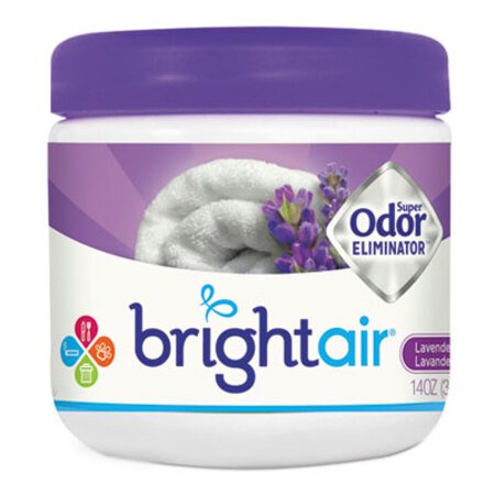 BRIGHT Air® Super Odor Eliminator, Lavender and Fresh Linen, Purple, 14 oz