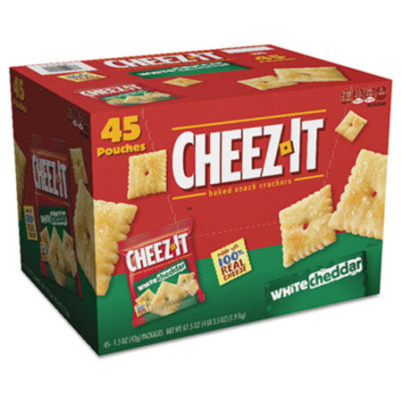 Sunshine® Cheez-it Crackers, 1.5 oz Bag, White Cheddar, 45/Carton