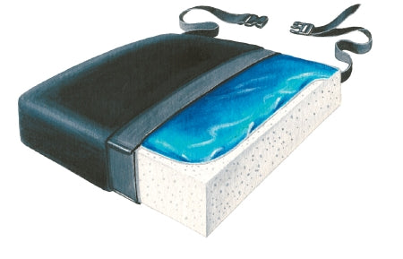 Skil-Care Seat Cushion Skil-Care™ 18 W X 16 D X 2-1/2 H Inch Foam / Gel