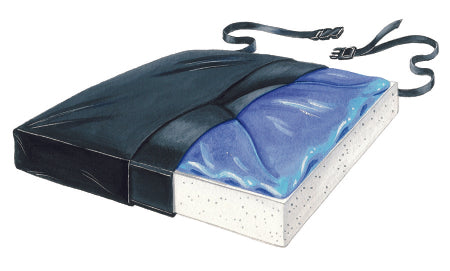 Skil-Care Seat Cushion Skil-Care™ 20 W X 16 D X 2-1/2 H Inch Foam / Gel