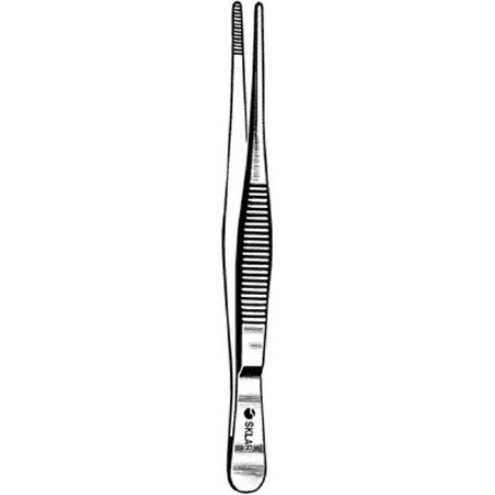 V. Mueller Ear Forceps V. Mueller® House 2-7/8 Inch Length Surgical Grade Stainless Steel NonSterile NonLocking Finger Ring Handle Straight Delicate 2.7 mm Oval Cups - M-821435-2135 - Each