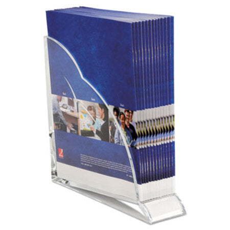Swingline® Stratus Acrylic Magazine Rack, 3 1/2 x 10 1/4 x 10 1/2, Clear