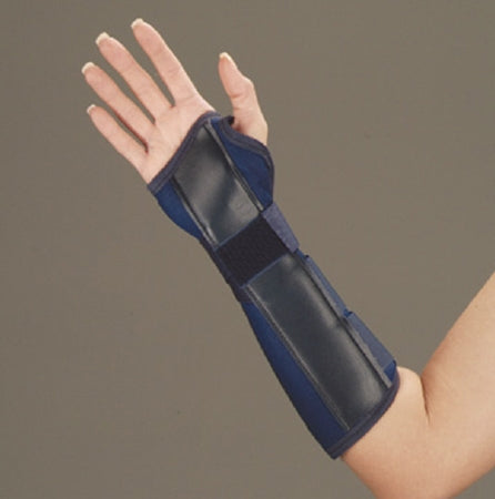 DeRoyal Wrist Brace Canvas / Foam Right Hand Blue X-Large