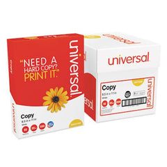 Universal® Copy Paper Convenience Carton, 92 Bright, 20lb, 8.5 x 11, White, 500 Sheets/Ream, 5 Reams/Carton